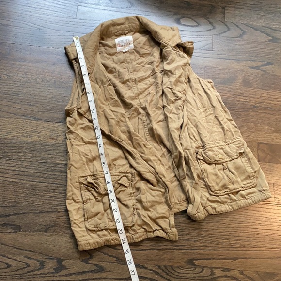 Thread & Supply Tan Utility Vest M Medium EUC - Picture 2 of 7